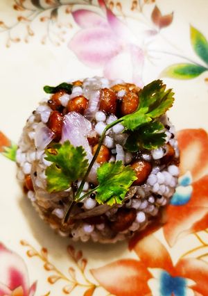 A picture of Instant groundnut sago polenta (sabudana khichdi).