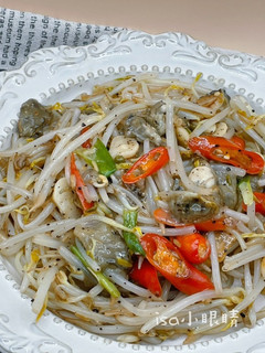 蚵仔炒豆芽菜 的食譜成品照片