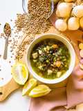 Lentil Soup with Lemon (with Swiss Chard)