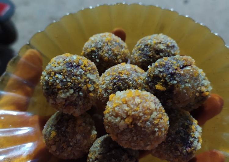 Bola" ubi ungu lumer