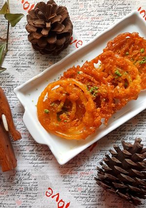 عکسی از دستور زولبیای هندی (بدون نشاسته و ماست)
