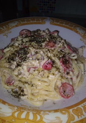Foto resep Fettuccine carbonara