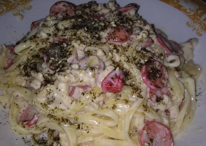 Fettuccine carbonara