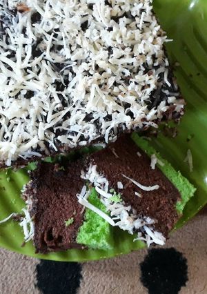 Foto resep Bolu kukus coklat pandan