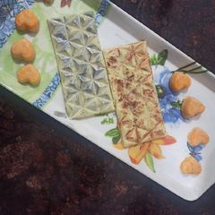 A picture of Homemade chocolate bar.