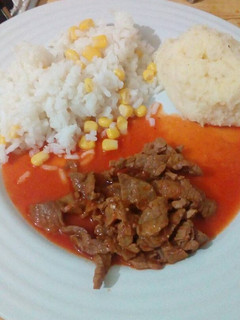 Una foto de Bistec en Salsa Puya