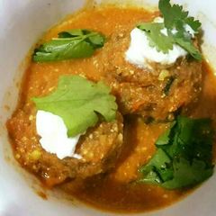 Soya Aloo kofta A picture of Soya Aloo kofta.