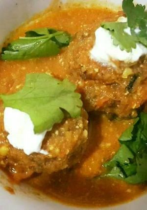 A picture of Soya Aloo kofta.