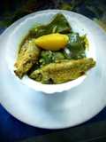 পুঁটি মাছ দিয়ে সিম আলুর তরকারি(Puti mach diye sim alur tarkari)
