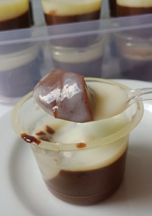 Foto resep Puding fla vanilla