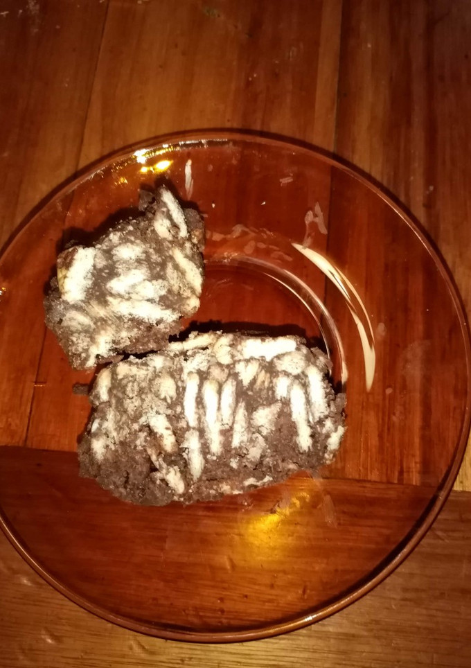 Una foto de Salchichón de chocolate y coco