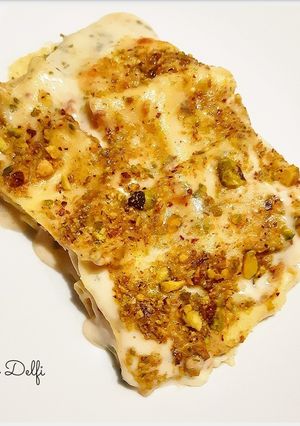 Foto di Lasagne al pistacchio e mortadella