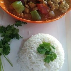 A picture of Chicken Shashlik With Gravy.
