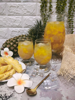 Foto resep Koktail Nanas, Kolang Kaling