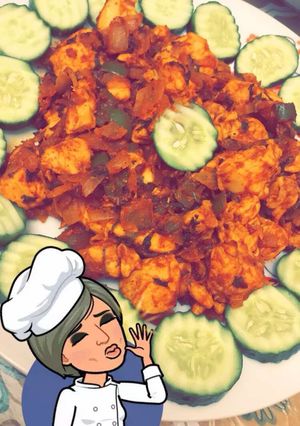 صورة لوصفة دجاج بالكاري