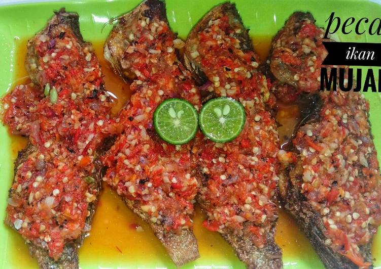 Resep: Pecak ikan mujair yang Renyah!