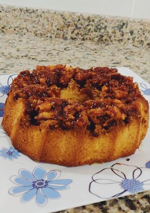 Una foto de BUDÍN húmedo de YOGURT