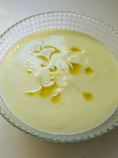 Una foto de Crema de calabacín
