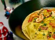 Una foto di salmone scalogno