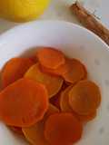 Dulce de camote con naranja