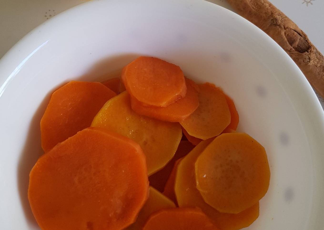 Dulce de camote con naranja