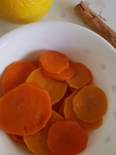 Una foto de Dulce de camote con naranja