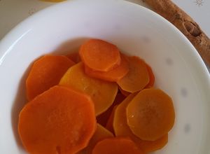 Una foto de Dulce de camote con naranja