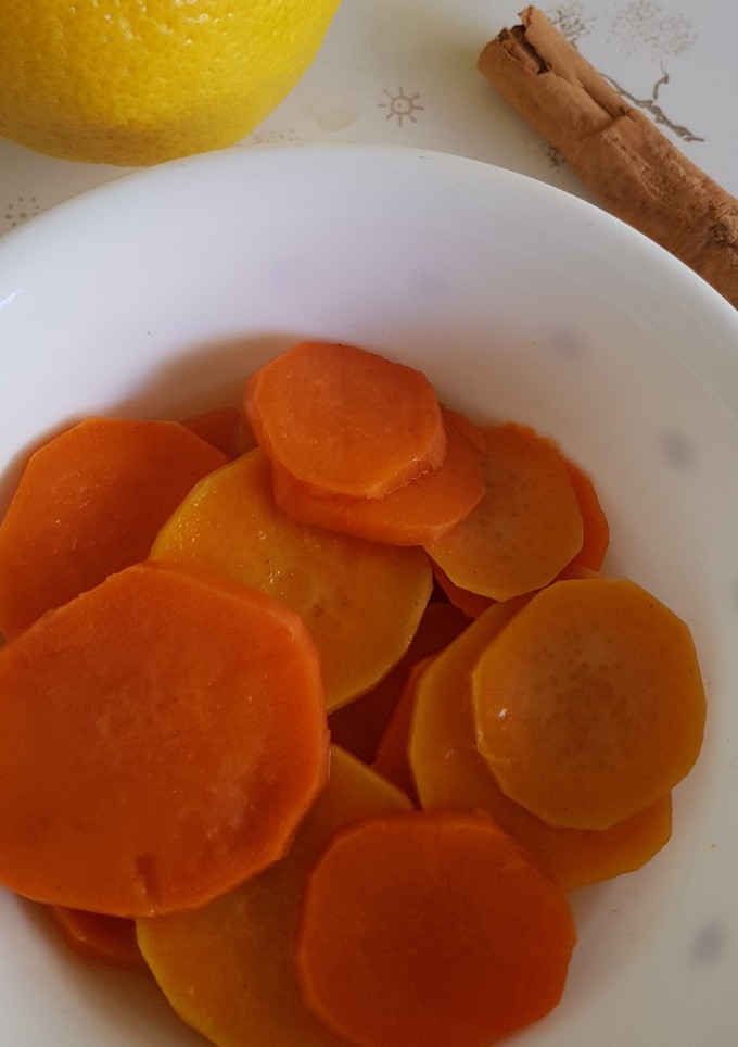 Una foto de Dulce de camote con naranja