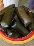 Lontong Isi Oncom (Betawi)