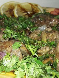صورة لوصفة كبدة الدجاج