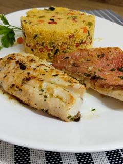 Una foto de Cuscús con gallineta