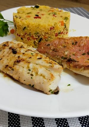 Una foto de Cuscús con gallineta