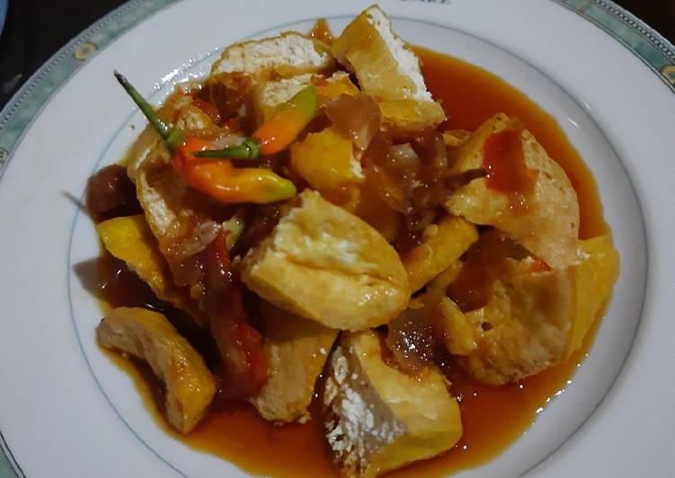 Resep Tahu Gejrot 🌶 yang Enak Banget