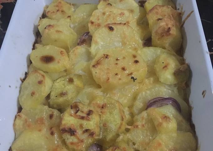 Recipe of Quick Potato au gratin