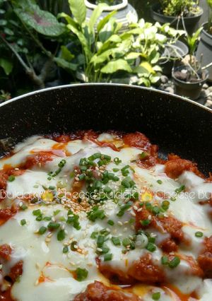 Foto resep Cheese Buldak aka Cheesy Fire Chicken