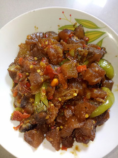 Foto resep Oseng kikil Mercon