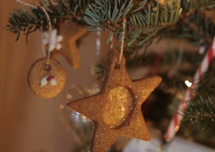 Edible Ginger Bread Christmas Decorations Recipe By Yui Miles