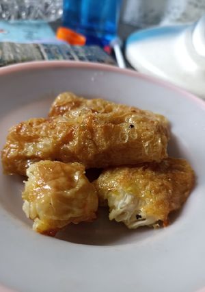 Foto resep Lumpia kulit tahu isi udang ayam