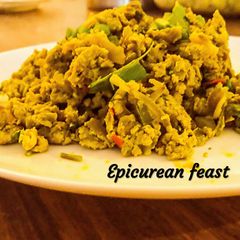 A picture of Egg bhurjee.