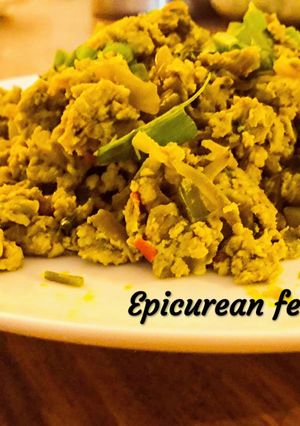 A picture of Egg bhurjee.