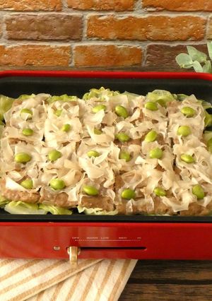 A picture of Easy Unwrapped Shumai on an Electric Griddle.