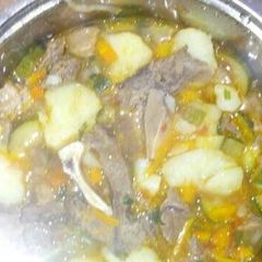 A picture of Beef stew.