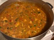 A picture of catfish stew