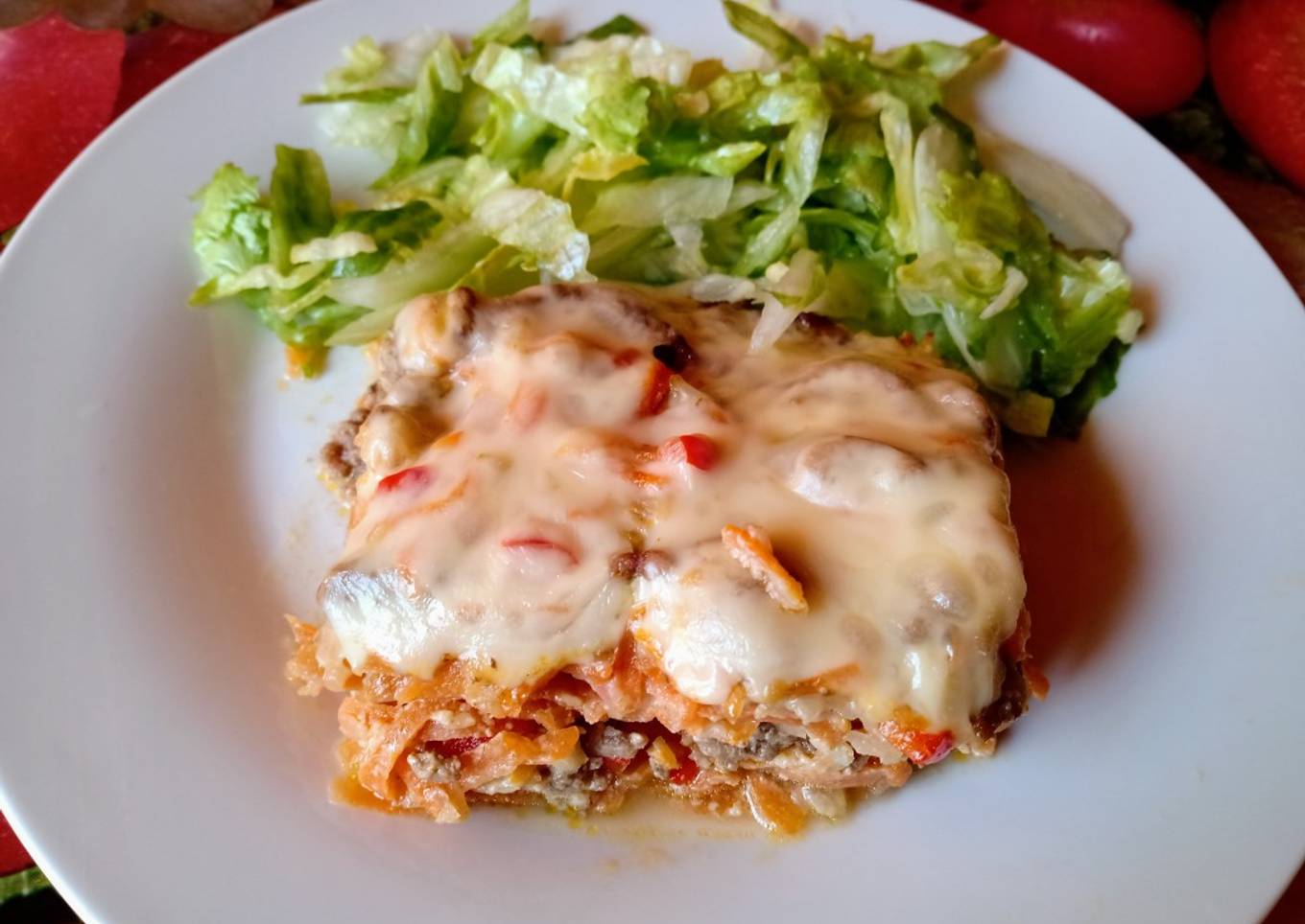 Budín de zanahorias y carne molida 🥕🥕🥕