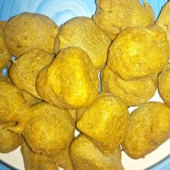 A picture of Bambara nut flour akara(bamabara nut flour cake).