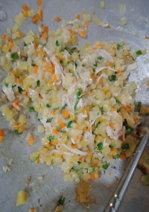 Foto resep Roghut ayam sayur