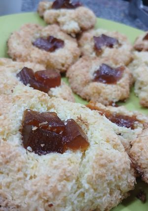 Una foto de Pepas saludables de coco en 5 minutos! Con solo 5 ingredientes! Sanas y ricas. Sin tacc!!!
