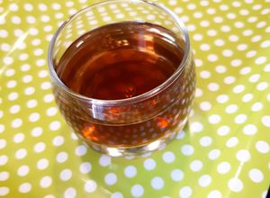 Une photo de Infusion glacée à la menthe
