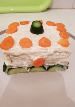 A picture of Sandwich bread cake.