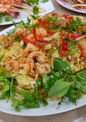 Hình của món Gỏi măng, tôm.